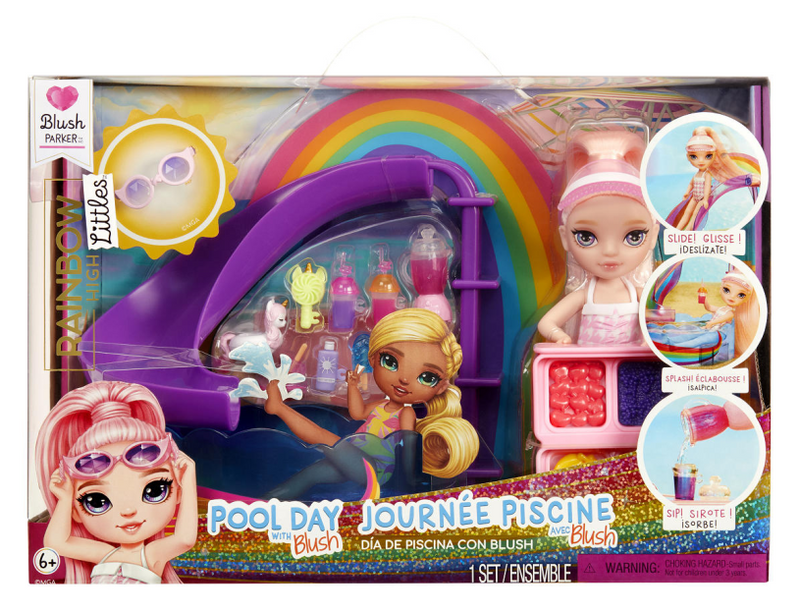 ギャラリービューアに画像をロードする, Rainbow high pop kleine zwembaddag met blush speelset
