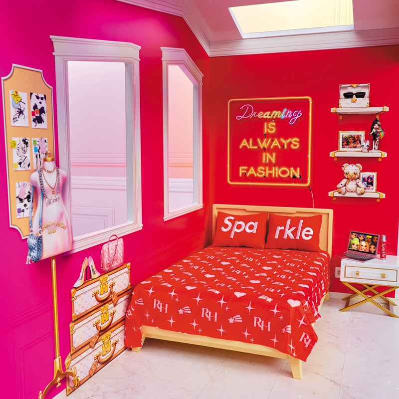 Load image into Gallery viewer, Rainbow Rainbow High Fashion Houten Huis 122x91 cm 122x91 cm
