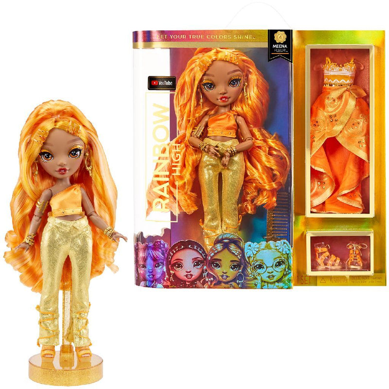 Load image into Gallery viewer, Rainbow High Rainbow High Fashion Pop Meena + Accessoires
