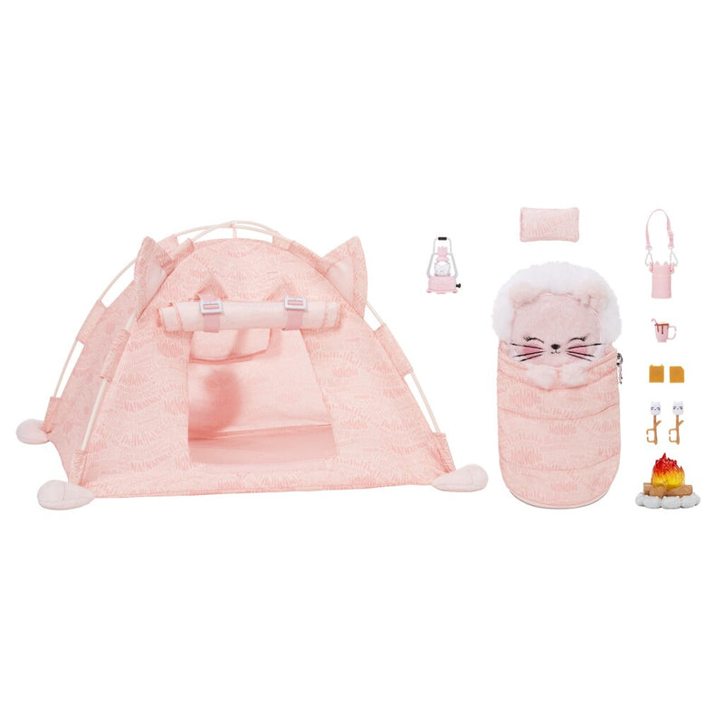 Load image into Gallery viewer, Na!na!na! surprise na! na! na! surprise kitty-cat kampeer speelset + licht
