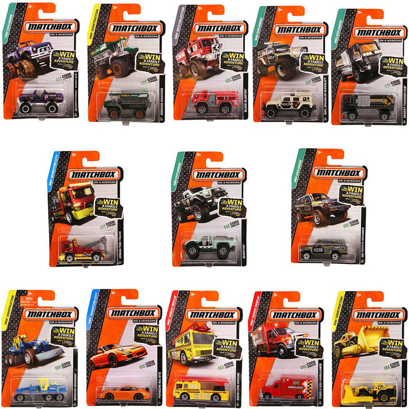 Load image into Gallery viewer, Mattel matchbox die-cast auto assorti
