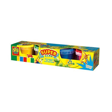 Ses klei 4x 90 gram klei 4x 90 gram