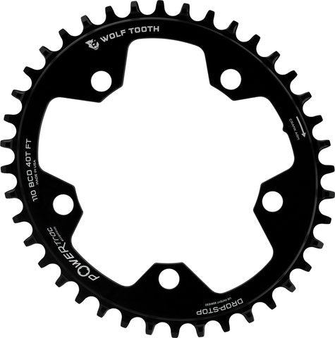 Load image into Gallery viewer, Wolf tooth components elliptical 110 bcd gravel cx road chainring
