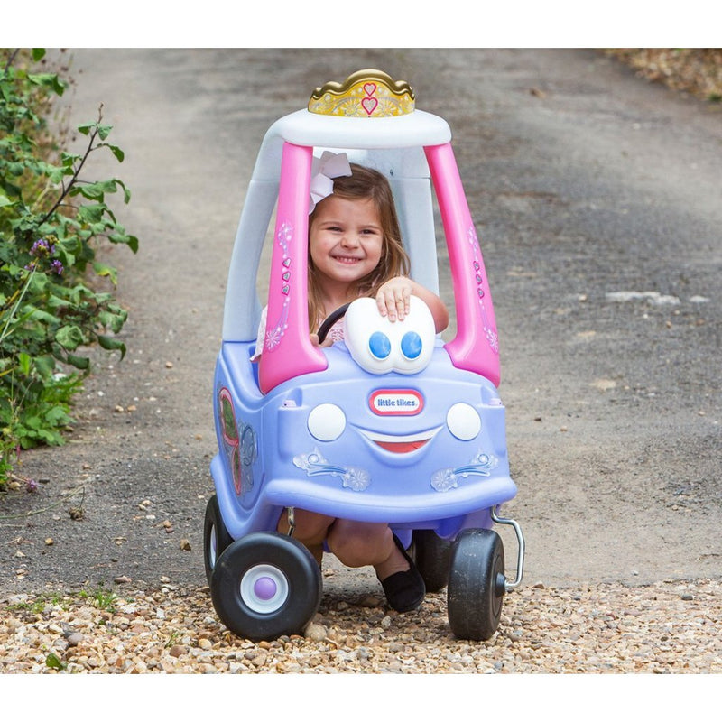 Afbeelding laden in galerijviewer, Little tikes cozy coupe fairy loopauto 75x42x86 cm roze paars
