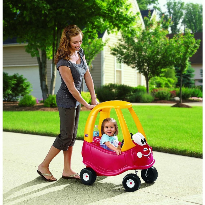 Load image into Gallery viewer, Little tikes cozy coupe loopauto 44x72x84 cm geel rood
