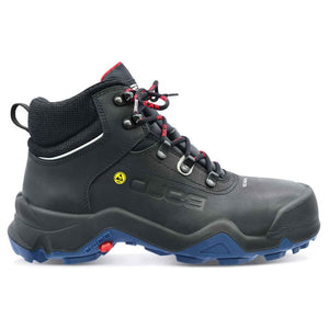 Hks werkschoen delta 1 stp hoog s3 esd | zwart blauw | maat 47 - 00.162.026.47