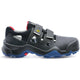 Hks sandaal gamma 1 wtp s1p esd | zwart blauw | maat 43 - 00.162.047.43