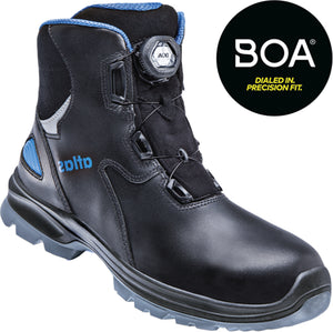 Atlas werkschoen sl 9845 xp 2.0 boa hoog s3 | zwart blauw | maat 38 - 00.012.105.38