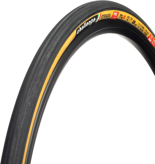 Challenge - strada pro ot tlr 700x30c zwart bruin