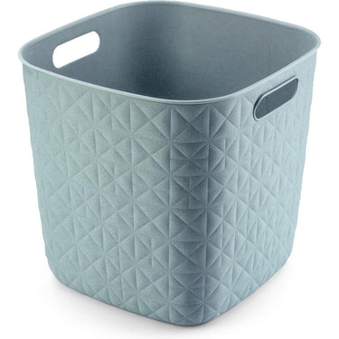 Curver softex opbergmand cube - 15l blauwgroen 28x28x27cm
