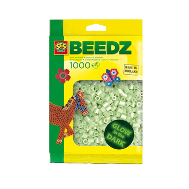 Ses beedz strijkkralen glow in the dark 1000 stuks