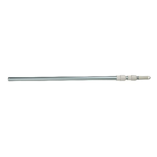 telescopische steel uitschuifbaar 239 cm zilver blauw