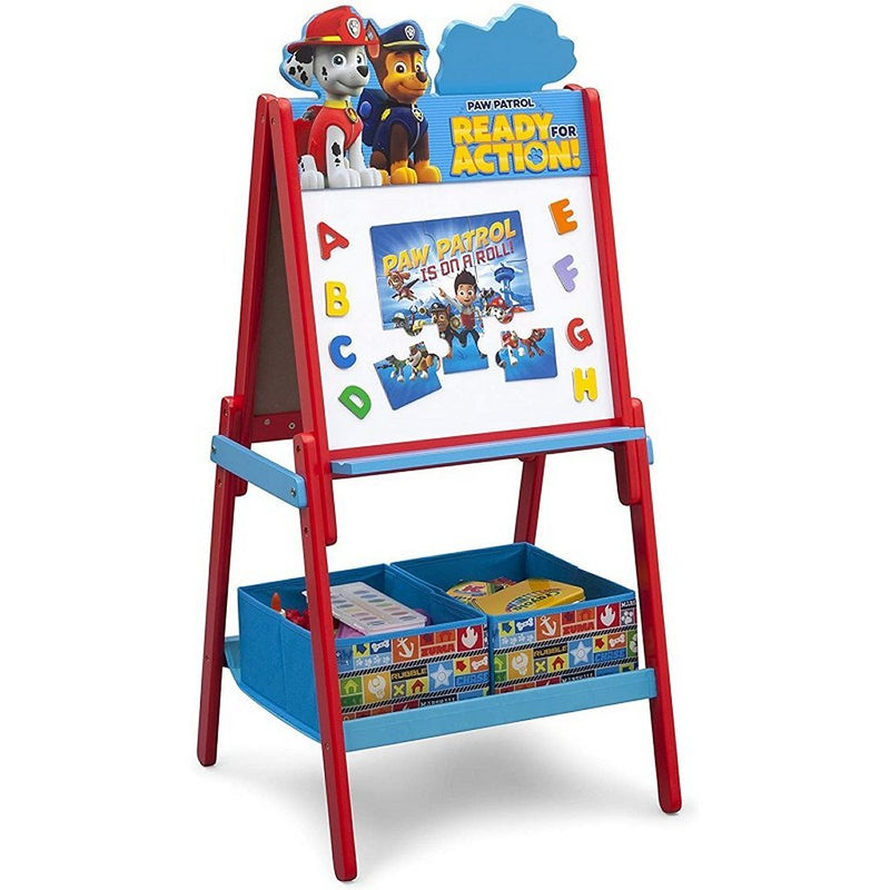 Load image into Gallery viewer, Paw patrol te87578pw houten dubbelzijdig krijtbord whiteboard
