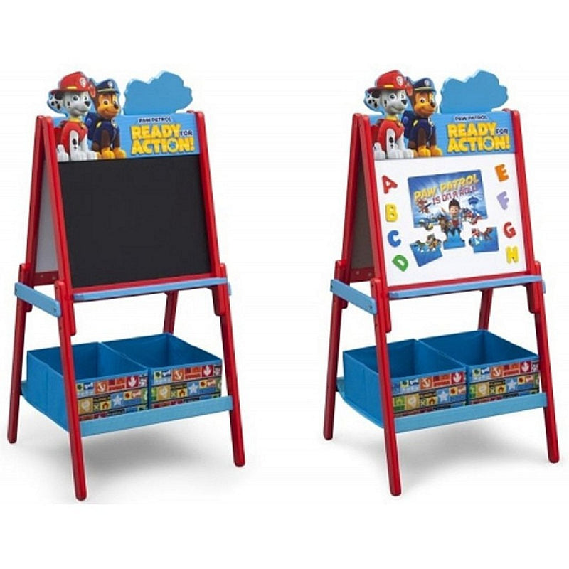 Load image into Gallery viewer, Paw patrol te87578pw houten dubbelzijdig krijtbord whiteboard
