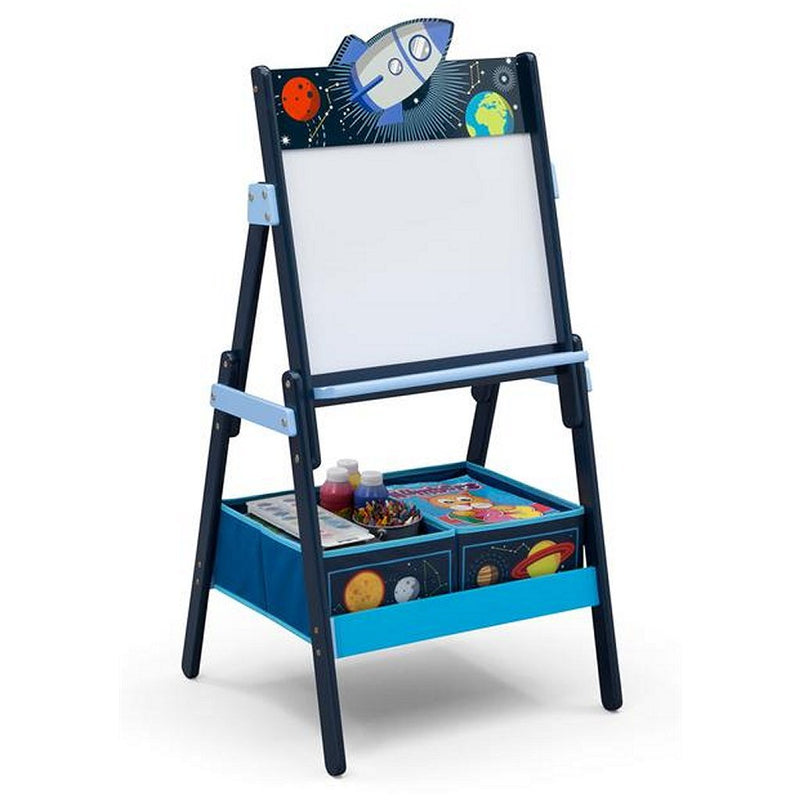 Load image into Gallery viewer, Delta Children Space Adventures TE87544SA Houten Magnetisch Whiteboard + Opbergruimte

