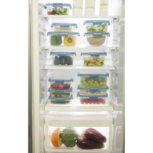 Curver smart fresh eco vershoudbakje 1l smokey grey transparant