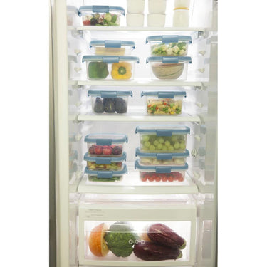 Curver smart fresh eco vershouddoos rechthoekig - 3,5l - blauw transparant