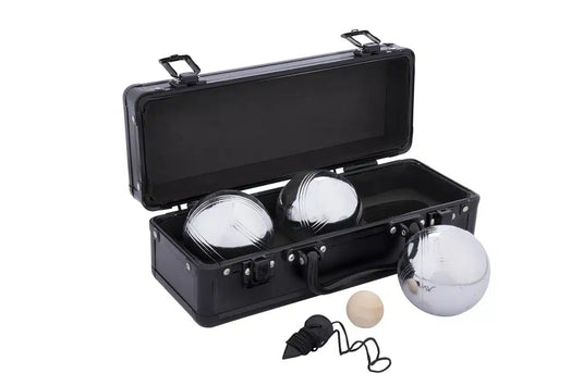 Engelhart jeu de boules 3 ballen in zwarte aluminium koffer