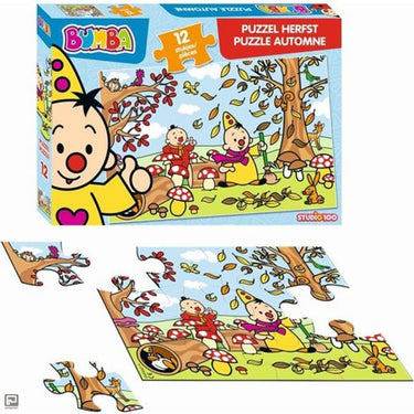 Studio 100 bumba puzzel - herfst - 12 stukjes