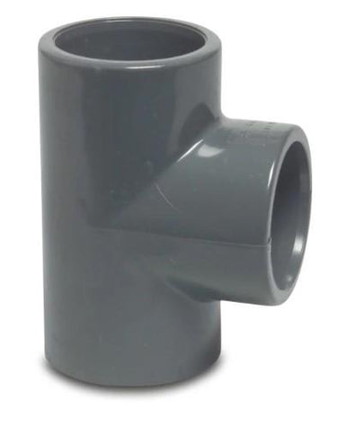 Pvc t-stuk 63mm 90° 16 bar kiwa