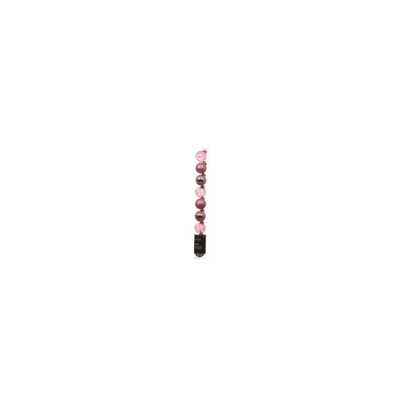 Chargez l'image dans la visionneuse de la galerie, Decoris kerstballen glas roze ã˜3cm mix transparent shiny matt koker a 9 stuks
