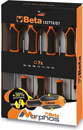 Beta schroevendraaierset 7st 1227tx d7