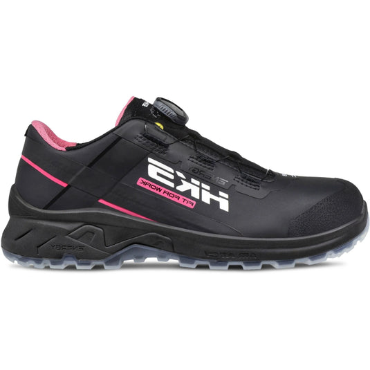 Hks werkschoen airguard pink black boa s3l laag | zwart | maat 41 - 4040005667415