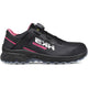 Hks werkschoen airguard pink black boa s3l laag | zwart | maat 41 - 4040005667415