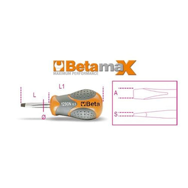 Beta sleufschroevendraaier 6.5x30mm 1290n (stubby) (nml)
