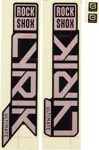Load image into Gallery viewer, Rockshox decal kit for lyrik ultimate as of 2023 model
