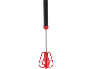Excellent houseware druk garde kunststof met rvs 26x6x6cm rood