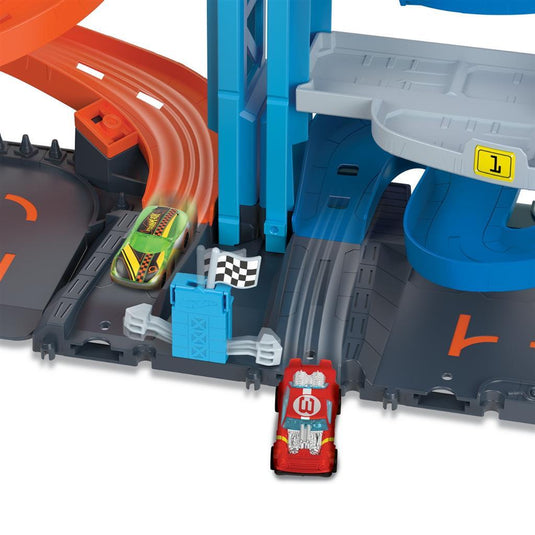 Mattel hot wheels city transforming race tower