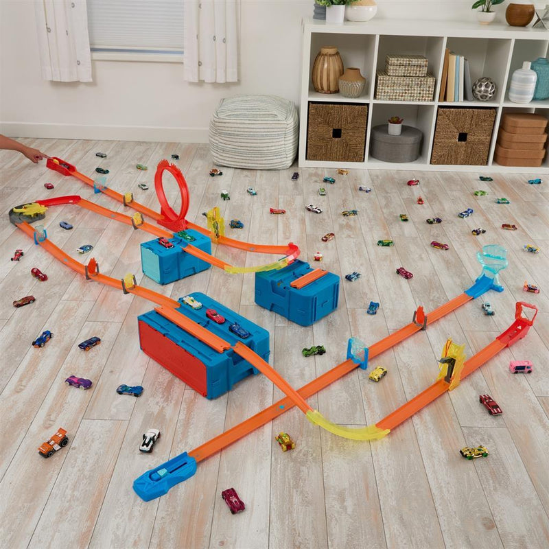 Load image into Gallery viewer, Hot Wheels Track Builder Vlammenstunt Set
