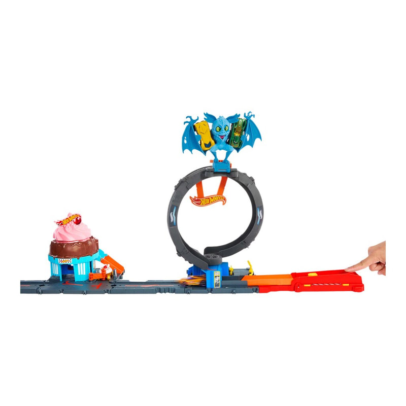 Load image into Gallery viewer, Hot Wheels Vleermuisaanval Looping Speelset
