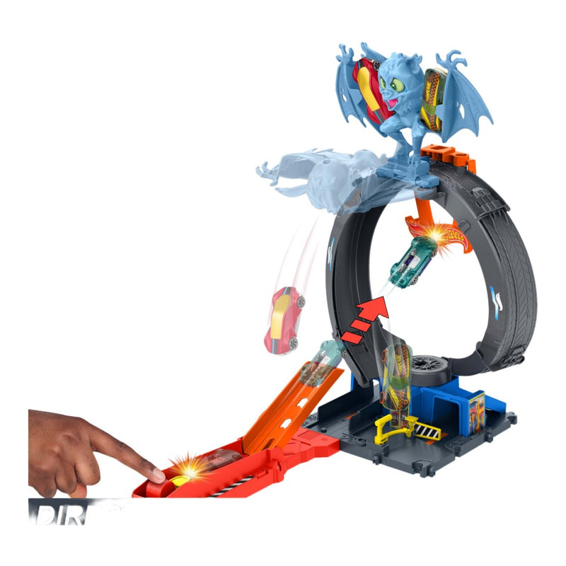 Load image into Gallery viewer, Hot Wheels Vleermuisaanval Looping Speelset
