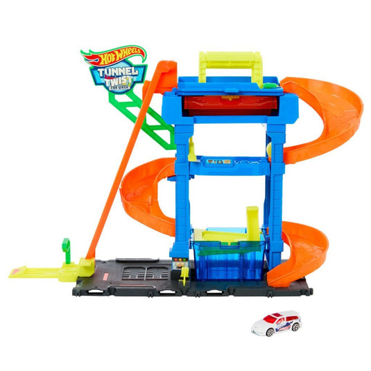 Mattel hot wheels city tunnel twist car wash