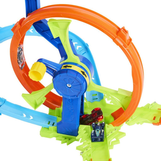 Hot wheels razendsnel lanceren en loopen - loopingbaan