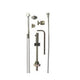 Elvedes kabel kit rem achter draadeind zilver 6269