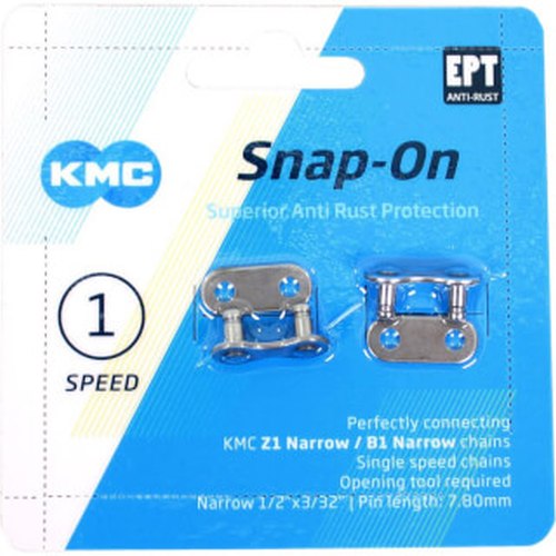 Load image into Gallery viewer, KMC smal 3 32KMC kettingschakel, zilver, 3 32 Narrow EPT, 2 stuks
