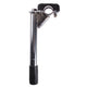 Hzb bmx stuurpen 21.1 mm vast 21.1 185 40 mm zwart zilver