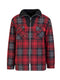Storvik producten houthakkers fleecevest stanley thermo rood zwart 3xl