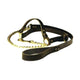 Producten keuringshalster met ketting zwart leer koe