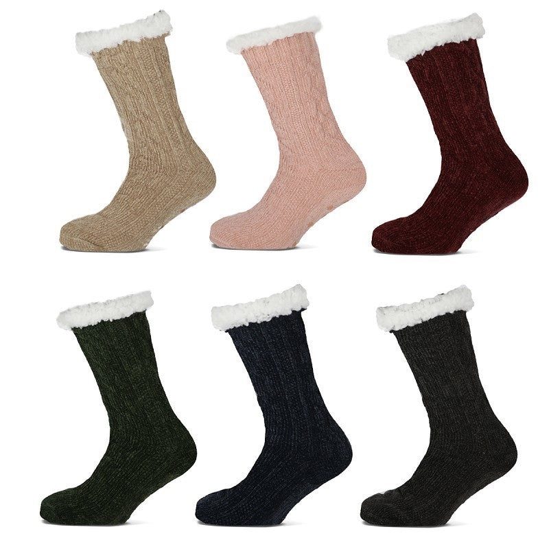 Chargez l'image dans la visionneuse de la galerie, Producten homesocks basset chenille cable assortiment 30 paar
