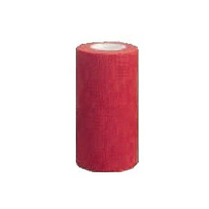 Producten zelfklevende bandage equilastic 10cm rood