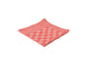 Producten theedoek blok 65x65cm rood 6 stuks