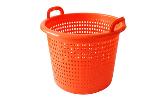 Producten industriemand aardappelmand open oranje 44 ltr