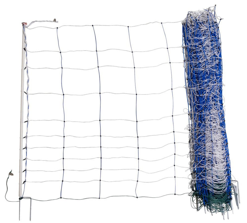 Afbeelding laden in galerijviewer, Ako producten titannet 145 blauw wit 25m 145cm dubbele pen
