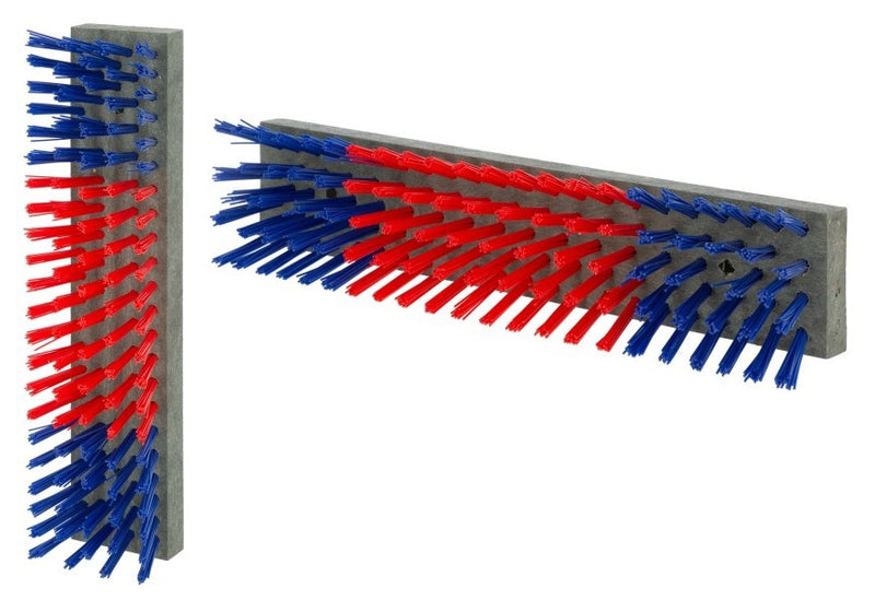 Load image into Gallery viewer, Veeborstel nylon blauwroodblauw 50x10cm
