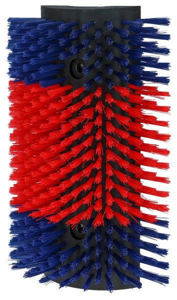 Load image into Gallery viewer, Halfronde koeborstel veeborstel blauwrood xl
