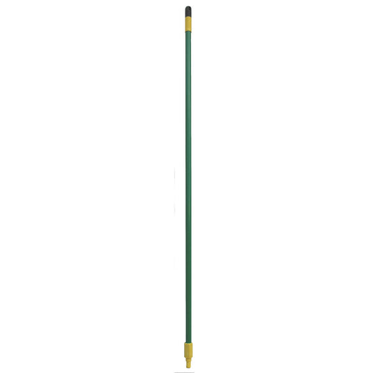 Bezemsteel metaal groen 150cm